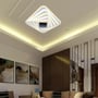 Dekorativ V-TAC 150W LED loftlampe monteret i en moderne stue med dæmpet belysning.
