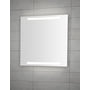 Dansani Mido Spejl 70x60 cm med integreret LED lys i top/bund