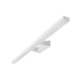 SG Armaturen Vægarmatur View 900 LED i hvid aluminium med lysliste, 28W, 4000K, 1970lm.