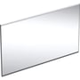 Geberit Option Plus firkantet spejl med lys, sort mat, 120 cm x 70 cm