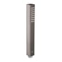 Grohe Rainshower Aqua Cube Stick håndbruser i sort krom messing med et enkelt spray-mønster. Minimalistisk design med logo nederst.