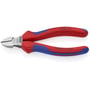 Knipex skævbider 70 02 140 med røde og blå håndtag og "Vanadin-Super" tekst.