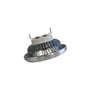 Bagsiden af en V-TAC 15W LED spot, der viser stikkene og den hvide base med V-TAC logo.