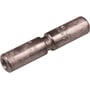 Elpress AL-samlemuffe AS50 til 50 mm² SM/RM aluminiumsledere, visuelt identificeret med indgraveret tekst 'AL- 70/50-P20 100mm'.