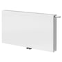 Purmo Compact Ventil Flex Plan radiator i hvid, 300x700mm, med glat front og synlig termostatventil på højre side.