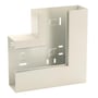 Schneider Electric Fladvinkel WGX-S LSU 170x72 i hvid RAL 9010/60 med synlige monteringshuller og kanter.