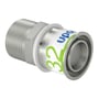 Uponor S-Press MLCP – Gevindovergang m. preskobling/nippel, 32 mm x 1"