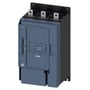 Siemens SIRIUS soft starter i mørkeblå, 200-480V, 210A, med fjederterminaler og en displayenhed foran.