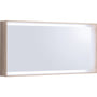 Geberit Citterio spejl, indbygget lys, 118,4 cm x 58,4 cm