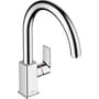 Hansgrohe Vernis Shape M35 køkkenarmatur, C-tud, 1-grebs, Krom