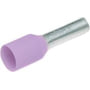 Elpress – Isoleret terminalrør, 0,34 mm² / 8,0 mm, lilla (farvekode TE) - 500 stk