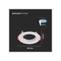 Målskitse af V-TAC downlight-kit til MR16/GU10 med hulmål på 63 mm samt angivne mål for diameter og højde.