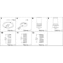 Diagram over reservedele til Danfoss CHV 25-40, herunder pakninger og fjedre i forskellige størrelser.