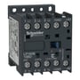 Schneider Electric TeSys K kontaktor LP1K0610BD med 6A, 3SL+1SL kontakter og 24VDC spole, vist forfra med tydelige terminalbetegnelser.