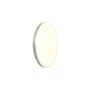 Ansell Lighting Mercurial 2 loftlampe i sølv med hvid lyskilde, 34W, 500mm diameter og IP54-klassificering.