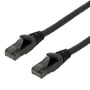 DELTACO High Flexible U/UTP Cat.6 patch kabel, 24AWG, TPE, 0,5 meter, sort