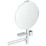 Ideal Standard Alu+ makeup spejl + hylde large, Silver