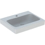 Geberit iCon håndvask, 600 mm x 485 mm, hvid, 1 hanehul