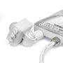 Videx LED-projektøren ligger skråt med LED-felt, bevægelsessensor, kabel og monteringsbøjle synlige.