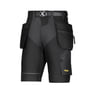 Snickers shorts med hylsterlommer, 6904 FlexiWork sort, str. 50