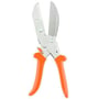 Löwe listesaks med åbne blade og orange greb fremvist forfra, med en 85 mm skærelængde.
