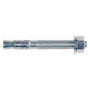 Fischer Betonanker FBN II med M16x145 gevind og 16 x 170 mm dimension, elforzinket finish, set isoleret.