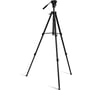 Elma Instruments TRI105 aluminium kamerastativ med tre justerbare ben og en variabel højde på 70-172 cm, vist på hvid baggrund.