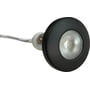 Nordtronic Viola Mini, lille LED-spot til indbygning, 2W / 30° / 2700K / dæmpbar - sort (mat)