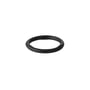 Geberit Mapress tætningsring i sort CIIR gummi til 15 mm rør, med en ensartet overflade.