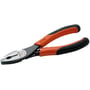 Bahco kombinationstang Ergo 180 mm med sorte og orange 2-komponent håndtag og poleret hoved.