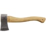 Hultafors håndøkse H 006 SV med kurvet 375 mm hickory skaft og 600 g svensk øksestål, med ægbeskytter.