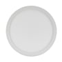 Top view af SpectrumLED Nymphea Flad Duo 24W LED loftlampen, et rundt, hvidt PC-armatur.