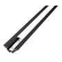 SG Armaturen StripLine hjørneprofil i sort aluminium med integreret LED-strip, 1.8 meter lang.