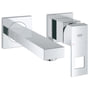 Grohe Eurocube vægmonteret håndvaskarmatur i krom med 1-grebs betjening og 171 mm fremspring.