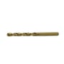 Ironside HSS-E Co5-spiralbor på 12,5 mm set fra siden med guldfarvet spiral og cylindrisk skaft.