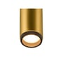 SLV GRIP! M 1F spot med guldfinish og sort ring omkring lyskilden, viser kraftfuld 20W LED-belysning.