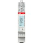ABB D11 1-fase energimåler med tydelig LCD-skærm, der viser forbrug i kWh og har terminaler til direkte måling op til 40 A.