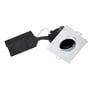 Uni Install indbygningsspot, ekskl. lyskilde, GU10 (230V), firkantet, hvid – Nordtronic