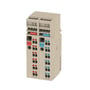 Weidmüller push-in distributionsblok SET AAP11 i beige med rød/blå forsyning og tilslutninger, 6mm² og 2.5mm².