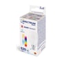 SpectrumLED Easy Smart E14-kronepære P45 på emballagen, der viser pæren, Bluetooth og RGB-farver.
