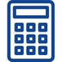 Symbol for lommeregner, der viser en typisk anvendelse for Varta V364/SR60 knapcellebatteriet.