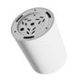 Undersiden af SpectrumLED Orbito Overflade Downlight, viser monteringsdetaljer og grå basenhed med ventilationshuller.