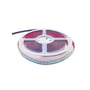 HiluX RGBW COB LED strip på 5 meter, 24V, 16W, IP20, opbevaret på en rulle med hvid holder.