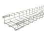 Legrand gitterbakke FC 105/300-RS i syrefast rustfri stål 316L, 3 meter lang med Fasclic+ samling og sikkerhedskant.