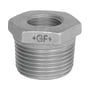 Galvaniseret nippelmuffe - 1¼" x ⅜"