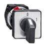 Schneider Electric 1-polet drejeomskifter, K10A001ACH, med 0 og 1 markeringer, til 16 eller 22mm montage.