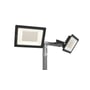Ansell Lighting Eden LED projektør på 150W i sort aluminium med to justerbare lampehoveder, bred lysspredning på 110°.