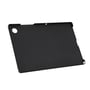 Samsung Galaxy Tab A8 tablet cover i sort PU læder, vist bagfra med åbninger til kamera og porte.