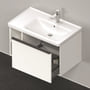 Duravit D-Neo vaskeskab, vask til højre, 1 skuffe, 79x44 cm, mat hvid