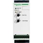 Schneider Electric Altistart 01 softstarter med 12A og 110-480V, vist med kontrolknapper til starttid og initialspænding.